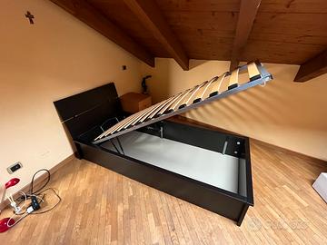 Letto singolo con contenitore Ikea Malm