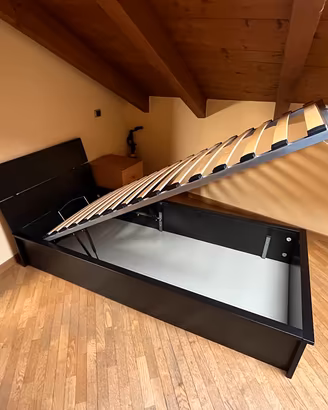 Letto singolo con contenitore Ikea Malm