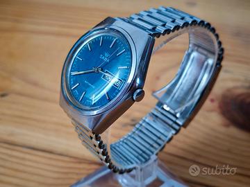 Saba Automatic Vintage ETA 2780 Cassa Acciaio Blu