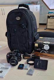 Nikon D3300 con obiettivo 35mm nikon