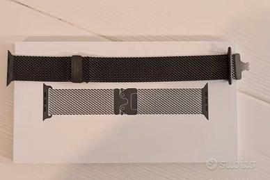 Cinturino Milanese Loop Titanio Nero 49MM Taglia M