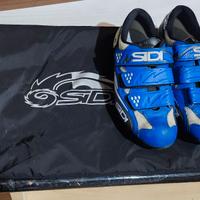 Scarpe bici MTB SIDI nr.37 colore Blu.