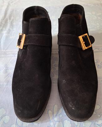 Polacchino da donna slip on scamosciato