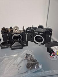 Fotocamera reflex vintage Zenit 12ca e ET Ricambi