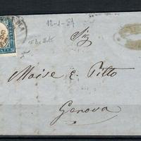 20 CENT 15Dc SU LETTERA BALLABIO CHIAVARELLO PARMA