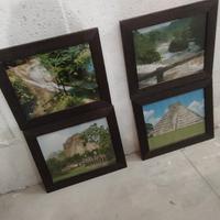 2 Cornici arredo wengé 24x30