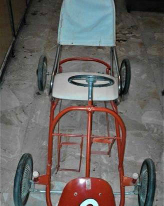 Macchina a pedali '' go kart '' anni 60 giordani r