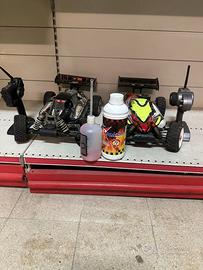 Lotto di due automodelli RC a scoppio