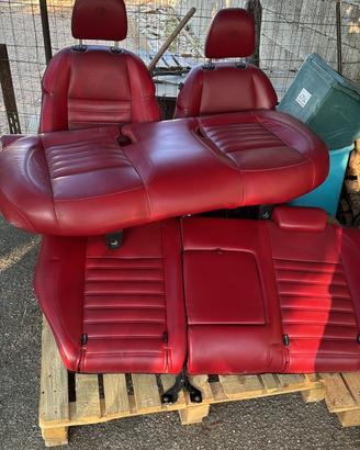 Sedili alfaromeo giulietta pelle rossa