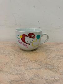 Tazza colazione Hello Kitty con cuori stile kawaii