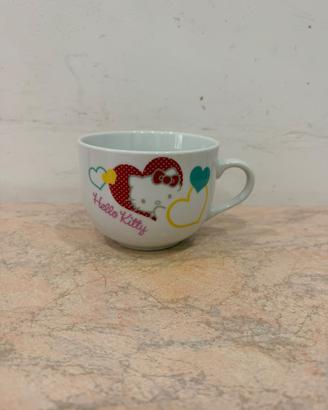Tazza colazione Hello Kitty con cuori stile kawaii
