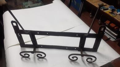 Appendi abiti antico in ferro batuto