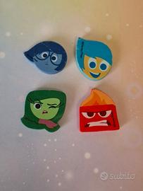 Lotto 4 gomme da cancellare Inside Out Disney