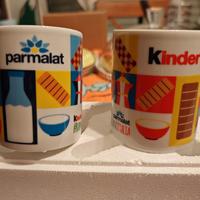 Coppia tazze Kinder Parmalat originali – nuove con