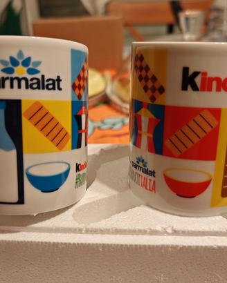 Coppia tazze Kinder Parmalat originali – nuove con