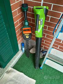 Tagliaerba a batteria e accessori