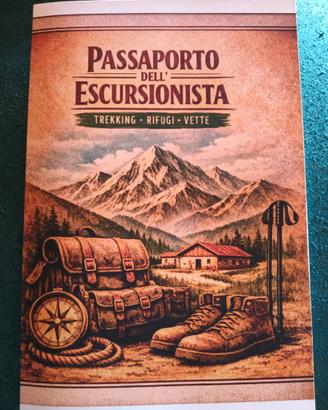 Il passaporto dell'escursionista NUOVO