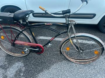 Bicicletta bianchi vintage elettrica 1980