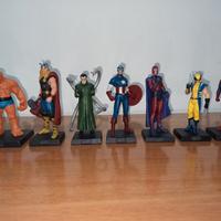 Statuette da collezione in piombo Super Eroi