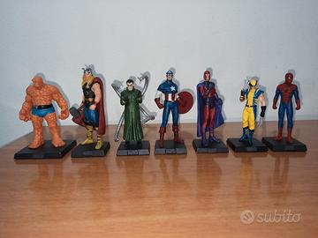 Statuette da collezione in piombo Super Eroi