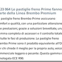 pastiglie posteriori Brembo Abarth 