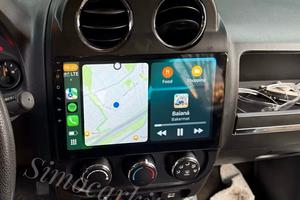 AUTORADIO 10'' 4+64GB ANDROID 14 PER JEEP COMPASS