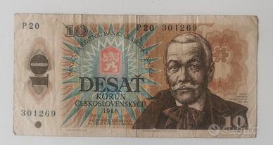 Banconota Cecoslovacchia 