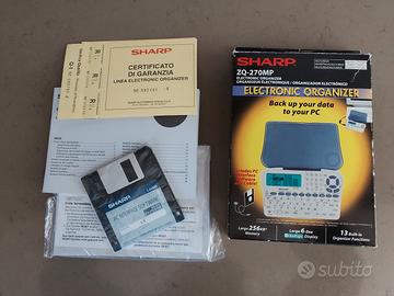 agenda elettronica Sharp vintage 