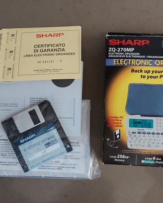 agenda elettronica Sharp vintage 