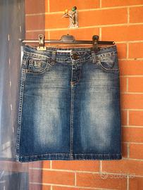 Gonna jeans corta