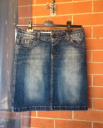 Gonna jeans corta