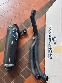 scarico completo termignoni titanio nero racing