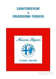 Manuale Officina per varie Alfa Romeo d'epoca