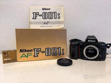 Nikon F-801s con scatola e manuale - FULL SET