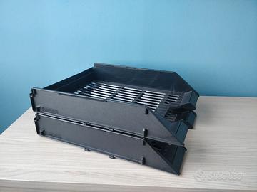 2 Vaschette portadocumenti impilabili