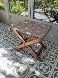 Seduta pieghevole vintage