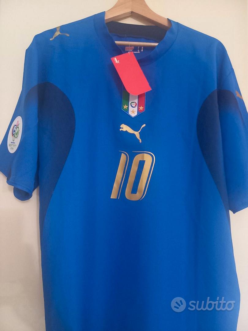 Maillot Italie Nationale Football - Totti ? - Extérieur Blanc, Puma, Taille L