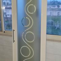 porte scorrevoli in legno e vetro interno nuove