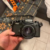 Nikon FM2 black+50mm f1.8 serie E