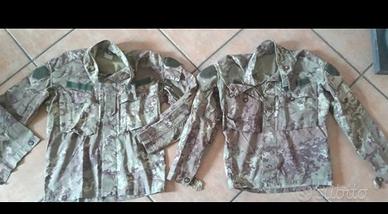 Giacca camicia verde camouflage tg 46