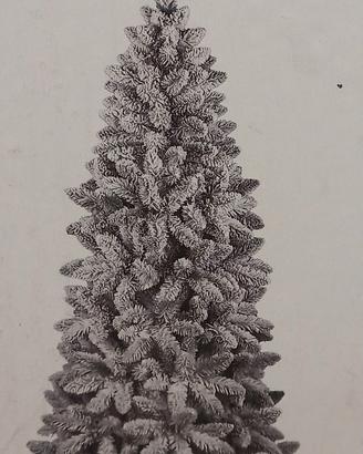Albero di natale innevato