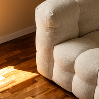 Lilo - Divano angolare destro a 4/5 posti-sabbia