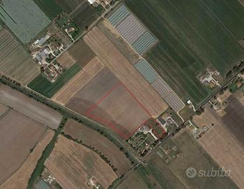 Terreno agricolo costeggiato dal fiume