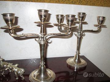 Candelieri argento 800