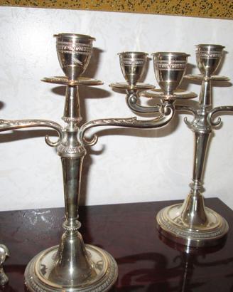 Candelieri argento 800