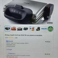 Grill Elettrico Philips 2000W