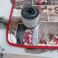 Rotolo di perline argento per Albero di Natale