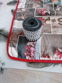 Rotolo di perline argento per Albero di Natale