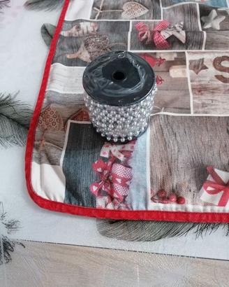 Rotolo di perline argento per Albero di Natale
