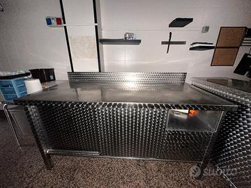 Tavolo acciaio inox